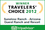 Sunglow Ranch Travelers Choice Award